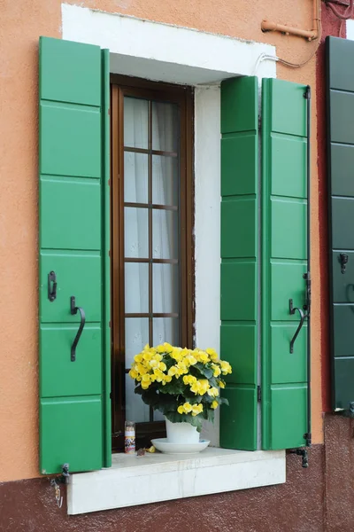 Burano Veneto Italia Abril 2019 Colorida Isla Burano Atardecer — Foto de Stock