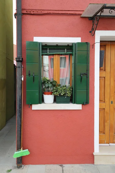 Burano Veneto Italië April 2019 Kleurrijk Eiland Burano Bij Zonsondergang — Stockfoto