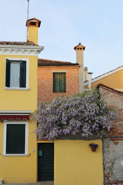 Burano Veneto Italia Abril 2019 Colorida Isla Burano Atardecer — Foto de Stock