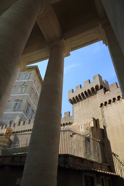 Vatican Rome Italy April 2019 Art Details Buildings Exterior Vatican — Stock Photo, Image