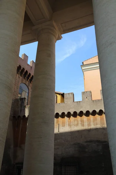 Vatican Rome Italy April 2019 Art Details Buildings Exterior Vatican — Stock Photo, Image