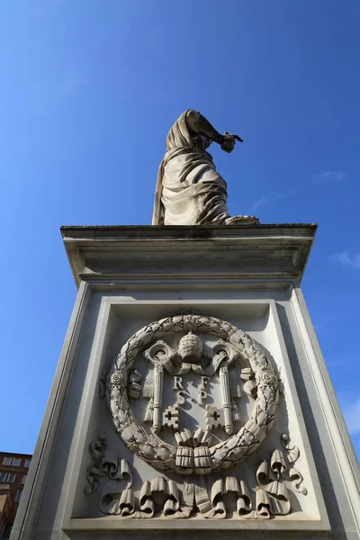 Vaticano Roma Italia Aprile 2019 Dettagli Artistici Sugli Edifici Esterni — Foto Stock