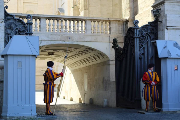 Vatican Rom Italien April 2019 Vatican Wächter Dienst — Stockfoto