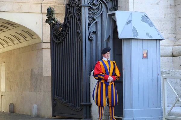 Vatican Rom Italien April 2019 Vatican Wächter Dienst — Stockfoto