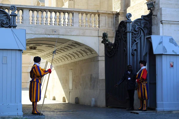 Vatican Rom Italien April 2019 Vatican Wächter Dienst — Stockfoto