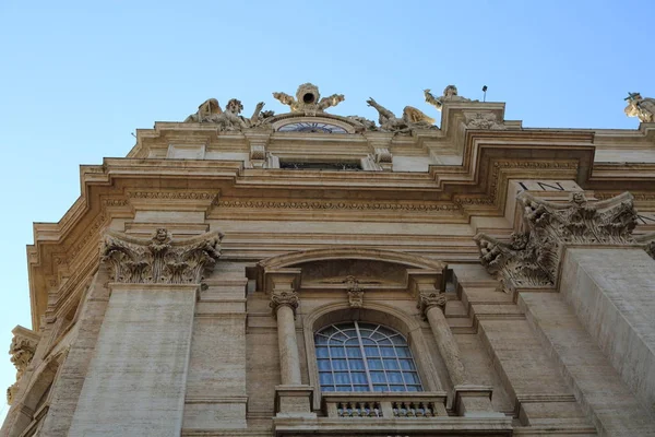 Vatikanen Rom Italien April 2019 Konst Detaljer Byggnader Exteriör Vatikanen — Stockfoto