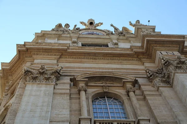 Vatikanen Rom Italien April 2019 Konst Detaljer Byggnader Exteriör Vatikanen — Stockfoto