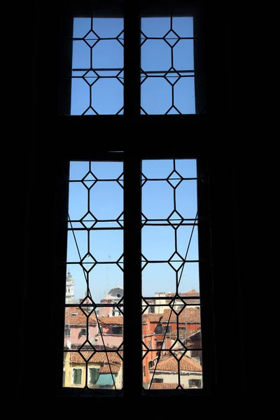 Vista Desde Las Vistas Detalles Artísticos Ciudad Venecia Arquitectura Ciudadanos — Foto de Stock