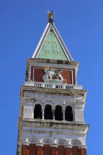 Katedralen Tornet Mark Campanile Venedig — Stockfoto