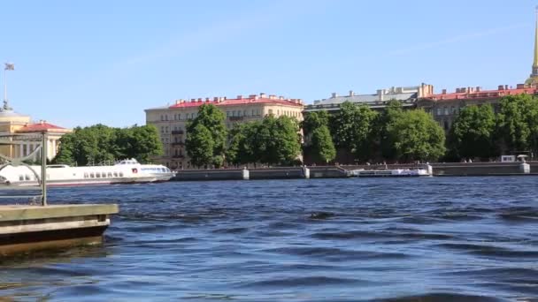 Saint Petersburg Rússia Junho 2019 Vista Para Palácio Inverno Museu — Vídeo de Stock