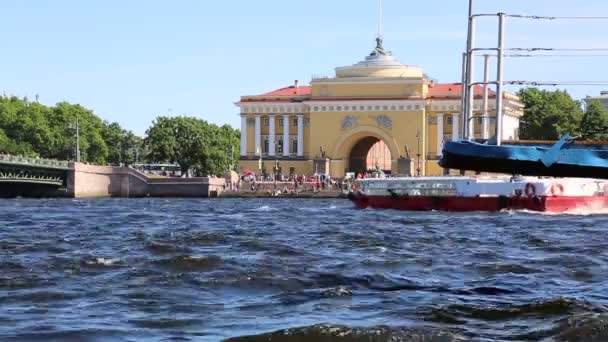 San Petersburg Rusia Junio 2019 Vista Sobre Palacio Invierno Museo — Vídeos de Stock