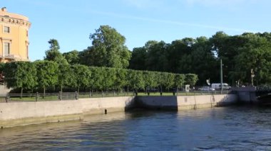 Saint Petersburg, Rusya - 11 Haziran 2019: Gündüz vakti Mikhailovsky Kalesi 