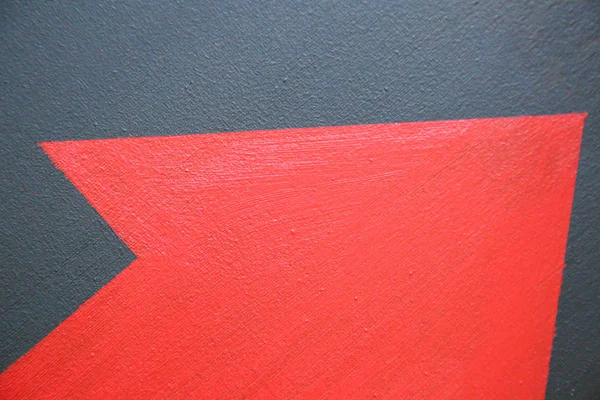 Czerwone Czarne Akrylowe Teksturowane Tło Jako Abstrakcyjny Obraz Sztuki Współczesnej — Zdjęcie stockowe