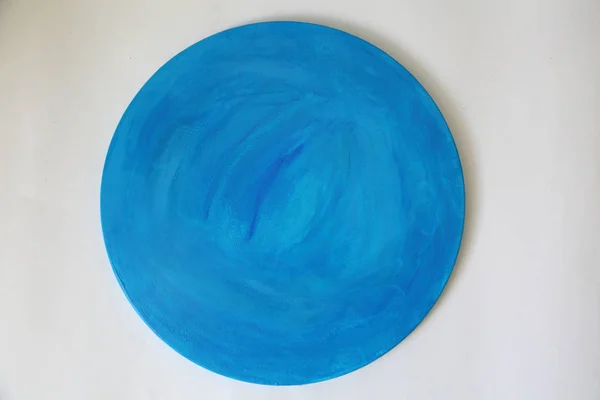 Fondo Texturizado Acrílico Azul Pintado Mano Como Una Pintura Abstracta —  Fotos de Stock