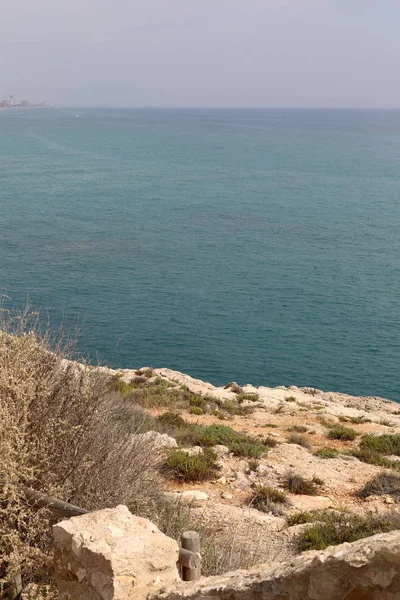 Středozemní Moře Skály Nádherné Pobřeží Španělska — Stock fotografie