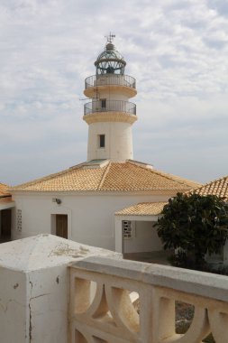 Akdeniz'de Cullera deniz feneri, Valencia, İspanya