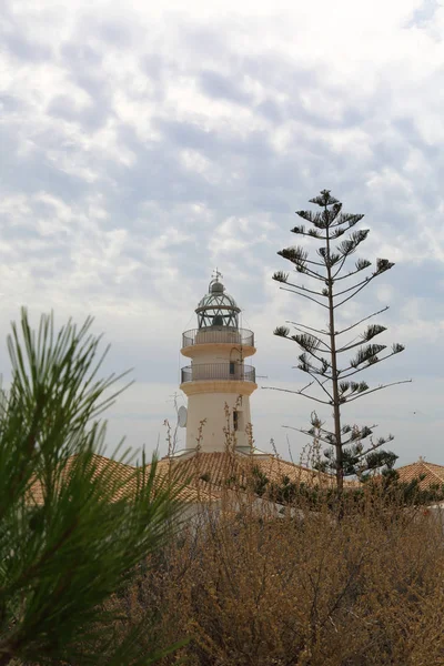 西班牙巴伦西亚地中海的库莱拉灯塔 — 图库照片