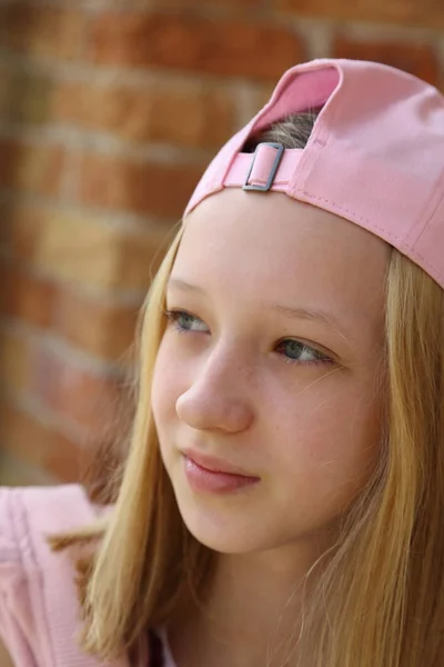 Beautiful Teen Girl Portrait Outdoor — Stock Photo, Image