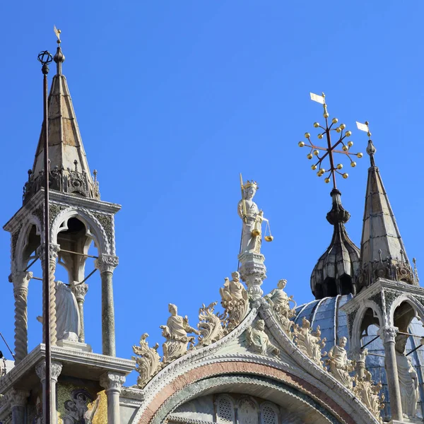 Venedig Italien April 2019 Details Der Kathedrale Von Mark Venedig — Stockfoto