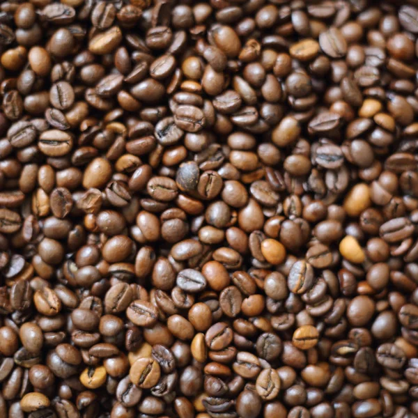 Offee Beans Blur Testured Background Defocus Selected Focus Coffee Texture — Stock Photo, Image