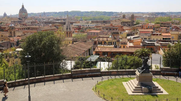 Roma Italia Abril 2019 Vista Superior Del Centro Ciudad Vieja — Foto de Stock