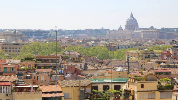 Felülnézet Város Központjától Panorámás Kilátással Ókori Római Építészet Olasz Kultúra — Stock Fotó