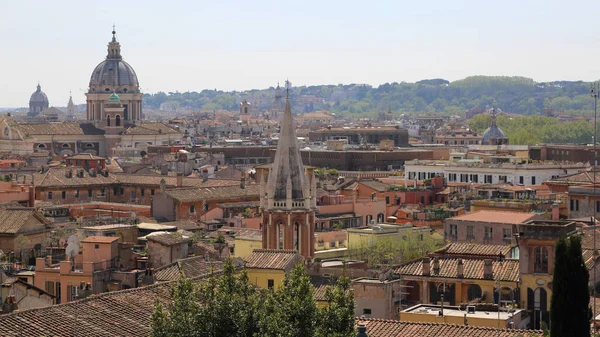 Vue Dessus Sur Centre Historique Avec Vue Panoramique Sur Célèbre — Photo