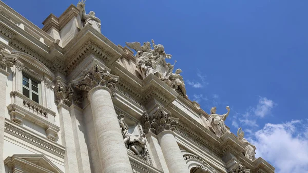 Rom Italien April 2019 Den Berömda Trevifontänen Fontana Trevi Och — Stockfoto