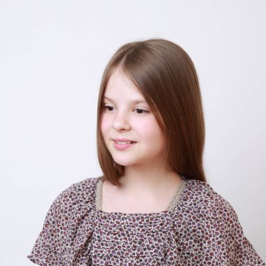 Genç kız stüdyo portre