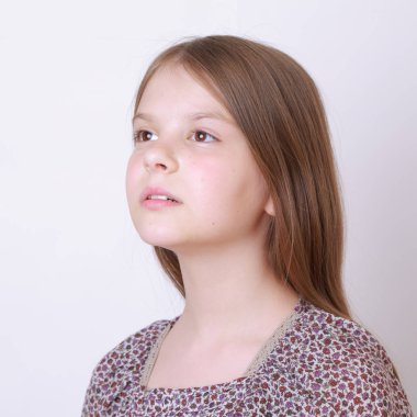 Genç kız stüdyo portre