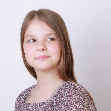 Genç kız stüdyo portre