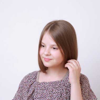 Genç kız stüdyo portre