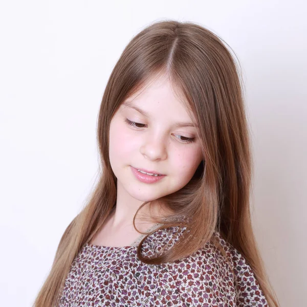 Teenage Girl Studio Portrait — Stock Photo, Image