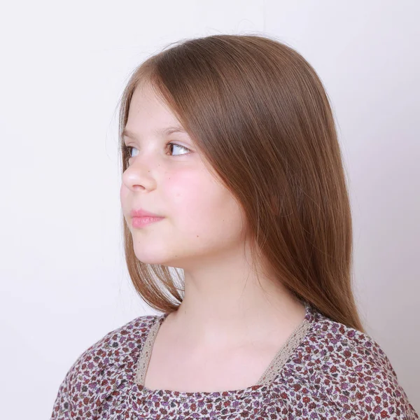 Dospívající Dívka Studiový Portrét — Stock fotografie