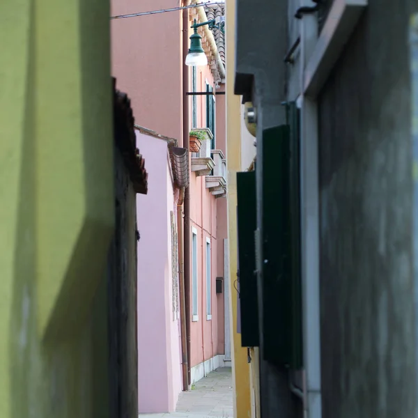 Burano Veneto Italië April 2019 Kleurrijk Eiland Burano Bij Zonsondergang — Stockfoto