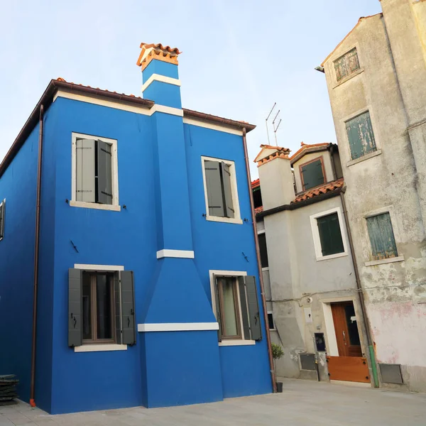 Burano Veneto Italia Abril 2019 Colorida Isla Burano Atardecer — Foto de Stock