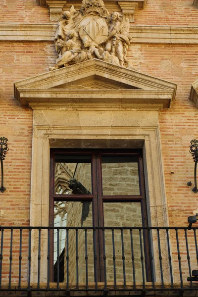 Belos Edifícios Antigos Valência Espanha Detalhes Interessantes Arquitetura Siesta Não — Fotografia de Stock