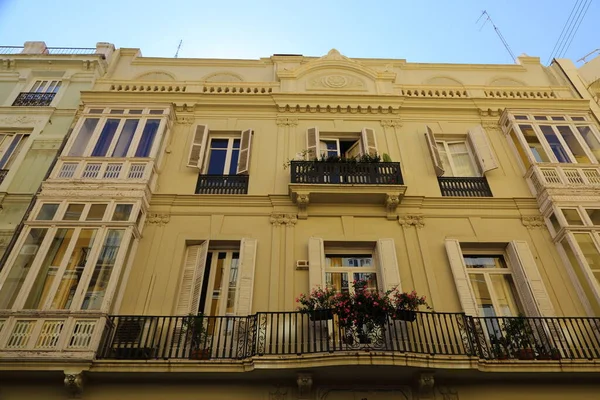 Beautiful Old Buildings Valencia Spain Interesting Architecture Details Siesta People — Stock Photo, Image