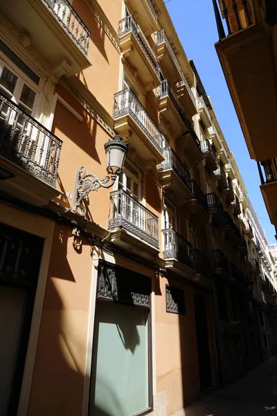 Beaux Bâtiments Anciens Valence Espagne Détails Architecture Intéressants Siesta Pas — Photo