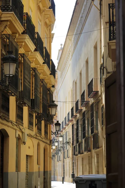 Prachtige Oude Gebouwen Valencia Spanje Interessante Architectuurdetails Een Siesta Geen — Stockfoto