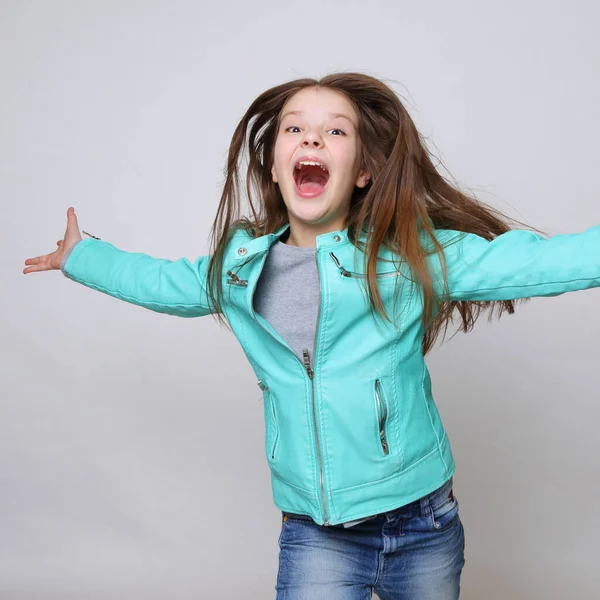 Beautirul Studio Portrait European Caucasian Teen Girl — Stock Photo, Image