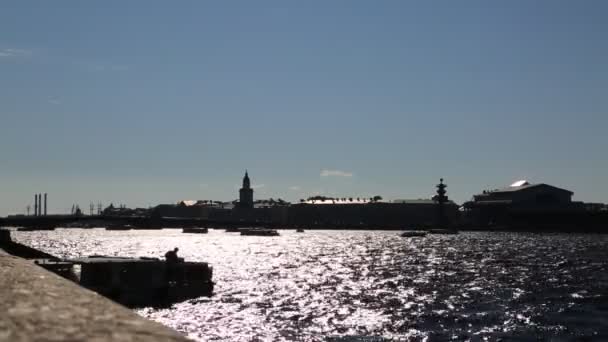 Saint Petersburg Russie Juin 2019 Belle Vue Sur Rivière Neva — Video