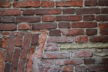 Gerçekten eski tuğla duvar desenli arka plan
