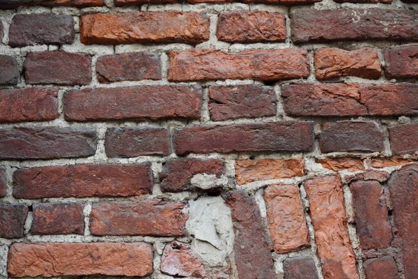 Real Old Brick Wall Textured Background — Stock Photo, Image