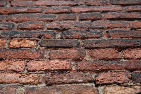Настоящий Старый Кирпичной Стены Текстурированный Фон — стоковое фото