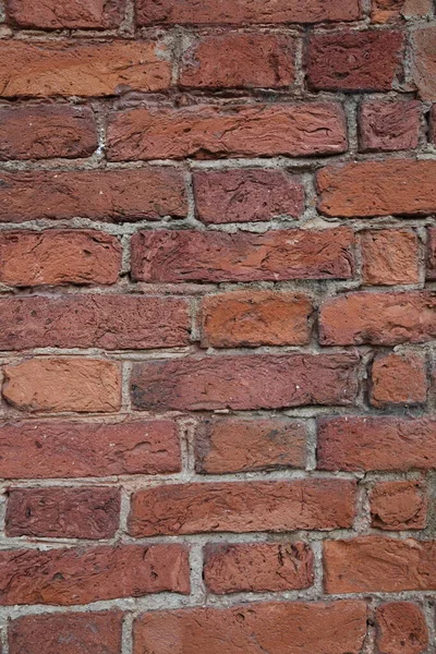 Prawdziwy Stary Ceglany Mur Teksturowane Tło — Zdjęcie stockowe