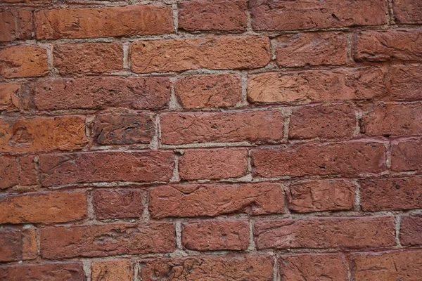 Echte Oude Bakstenen Muur Textuur Achtergrond — Stockfoto