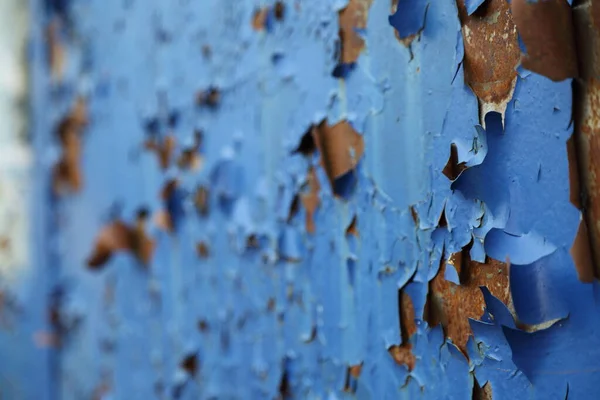 Outdoor Image Textured Background Rusty Metal Peeling Paint — Stock Photo, Image