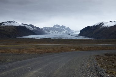 Buzul manzara Güney İzlanda