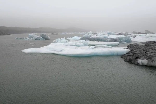 Glaciar Derritiéndose Sur Islandia — Foto de Stock